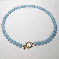 Ketting West wind - Blauw en goud